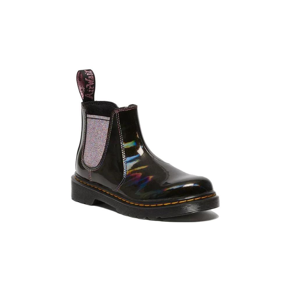 Dr. Martens Junior 2976 Sparkle Rays Black Lightshow Chelsea Boots 27637001