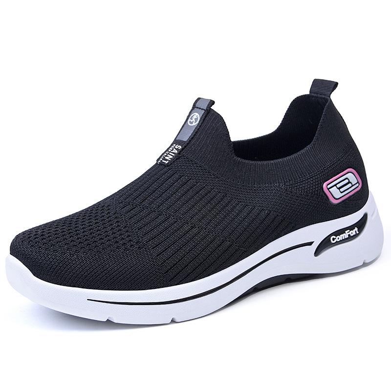 Shoes Women's Spring New One-pedal Shallow-mouth Single Shoes Women's Shoes Casual Soft-soled Running Sneakers Women