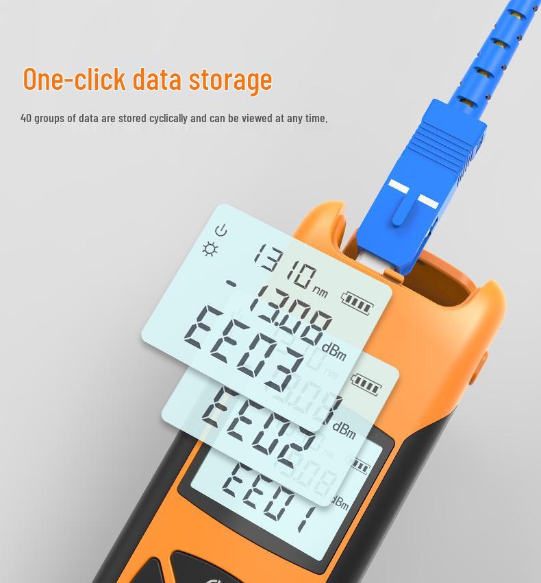 Высокоточный оптический измеритель мощности G10 Type-C для 9 длин волн, 5G мини-измеритель оптического волокна