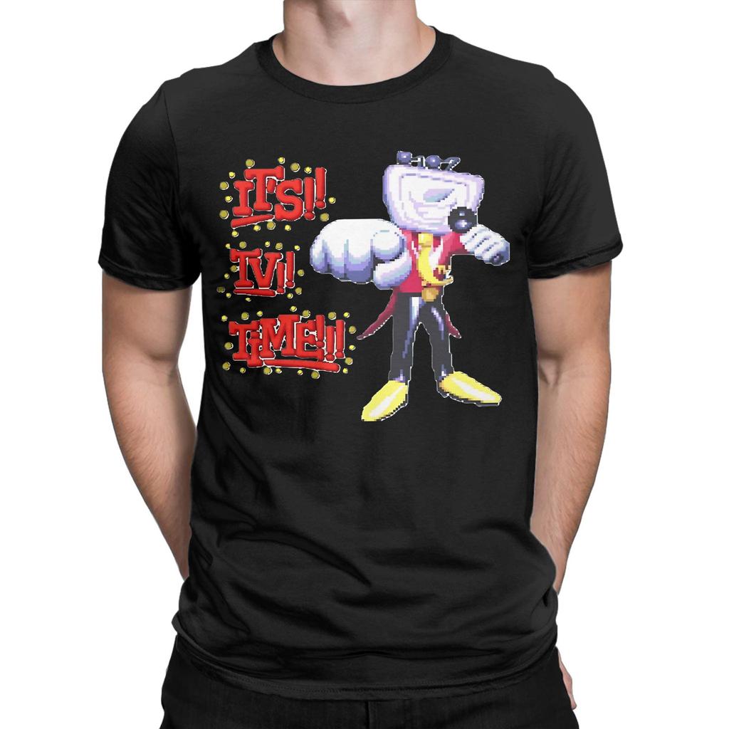 Men Women Print Deltarune Mr. Tenna Tenna Deltarune Tee T Shirt 100% Cotton T-shirts Clothing
