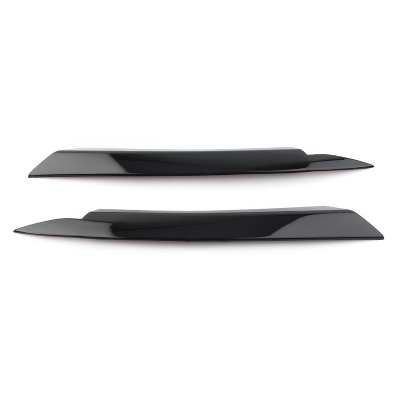 For VW Passat B7 2010 2011 2012 2013 2014 Car Head Light Lamp Cover ABS Eyelid Cover Trim Sticker Glossy Black