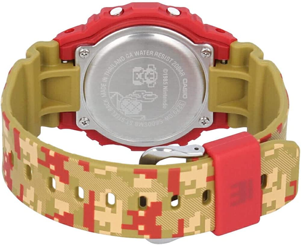 CASIO G-SHOCK SUPER MARIO BROTHERS Collaboration Limited Edition Мужские часы Красный Синий DW-5600SMB-4