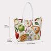 Apple Pie Pattern Tote Bag Casual Large Capacity Daily Handbag