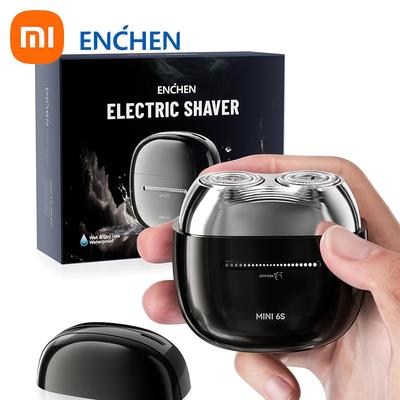 Электробритва ENCHEN Mini 6S с 2D плавающими головками Водонепроницаемая До беспроводного бритья С магнитной режущей головкой