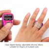 1PC Mini Household Electronic Counter Hand Tally Clicker Counter Ring Digital Counters Stroke Contador for Pray Soccer Exercise