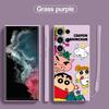 Cartoon Fashion Shin-chan Phone Cover Case for Samsung Galaxy S25 S21 Plus Note 20 10 Ultra S23 S25Edge S22 S20 FE S24 Ultra
