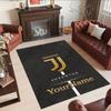 Juventus Customize Your Name Floor Mat Design for Living Rooms Kitchen Dining Room Decorate room Antislip Carpet Anime Office Decor Spiritual Gift