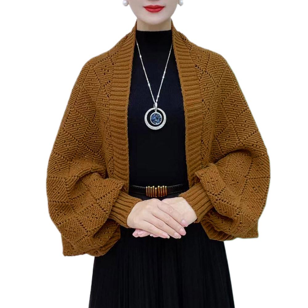 False Collar Knitted Shawl Outwear Shoulder Evening Prom Cape New Autumn Winter Scarf Party