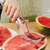 Watermelon Slicer Stainless Steel Windmill Watermelon Cutter Kitchen Fruit Slicer Cutter Tool Watermelon Digger Fruit Divider