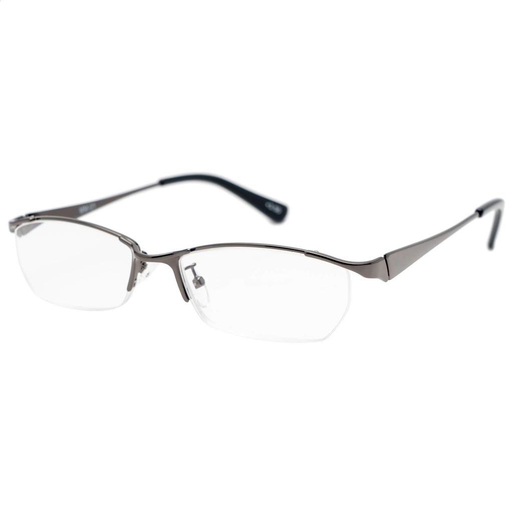 Очки для чтения Fujita Optical для мужчин, металлическая оправа, диоптрии +1.0, цвет Gunmetal, MM-01+1.00