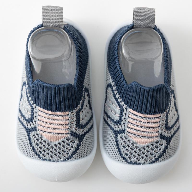 Soft Sole Non-Slip Breathable Sock Shoes for Baby Toddlers - Slip-On Design for Boys & Girls, Perfect for Spring & Summer
