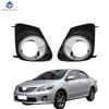Front Bumper Fog Lamp Cover Grill Driving Lamp Covers Fog Lights Frame For Toyota Corolla Altis 2011 2012 2013 Fog Light Cover