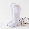 Baby Girls Socks Knee High Socks Cotton Bows Toddler Knee High Long Socks for Kids