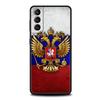 Чехол для телефона Samsung Galaxy S23 S22 Ultra S20 S21 FE 5G S10 S9 Plus S10E S8 Note 20 Черный Чехол Россия Флаги России Эмблема