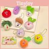 Adorable Keychain Plush Set With Scream Veggie Designs Perfect For Couples And Friends