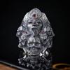 Регулируемое открытое кольцо-череп для мужчин и женщин, винтажное, панк, готическое, тематика богини, медные украшения