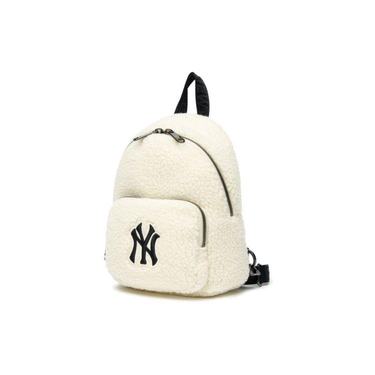 MLB Рюкзак-флис с логотипом New York Yankees, мини, унисекс, белый 3ABKS0216-50CRS