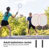 1 комплект ракеток для бадминтона, набор для взрослых, ракетка для бадминтона из сплава на 2 игрока с нескользящими ручками, профессиональное сменное оборудование для тренировок по бадминтону