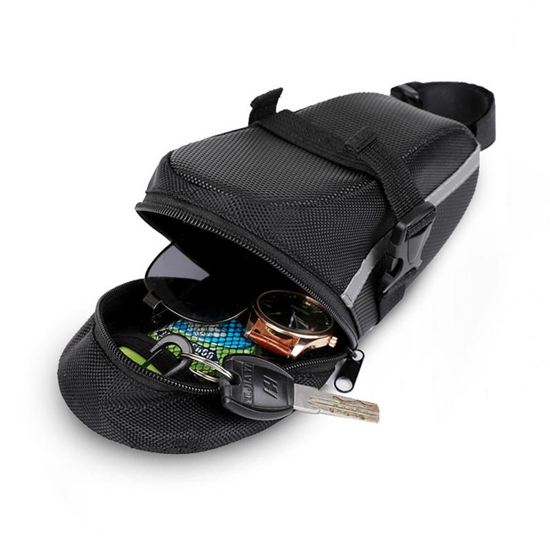 Bicycle Bike Waterproof Storage Saddle Bag Seat Cycling Tail Rear Pouch Seatpost saddle bag Outdoor Bicicleta accessories