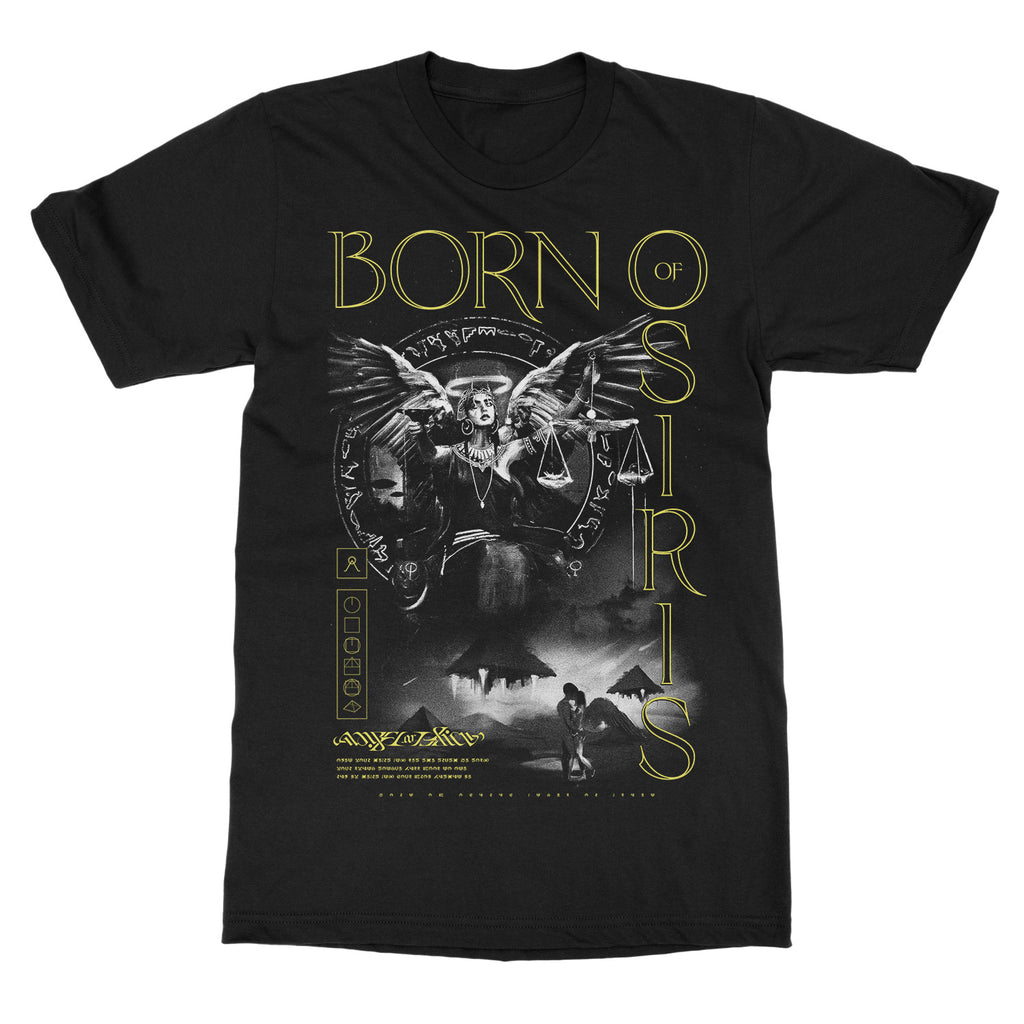 BORN OF OSIRIS Футболка с принтом из хлопка Унисекс Летняя с коротким рукавом Модный бренд Футболка Роскошная Повседневная Винтаж Ретро Топ