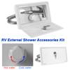 RV External Exterior Shower RV Shower Box Kit with Lock for Boat Marine Camper Motorhome Caravan Camper Accessories