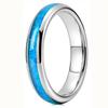 4 мм Gabe Jewelry Arc-Edge Blue Sticker Fashion Ring