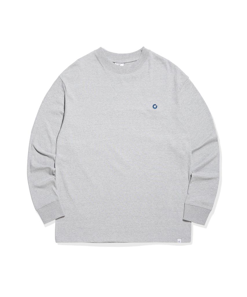 CAPITAL RADIO TUNES Record Wappen Long Sleeve Gray