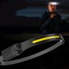 Rechargeable Head Flashlight Adjustable Motion Sensor Headlight LED Headlamp for Various Environment