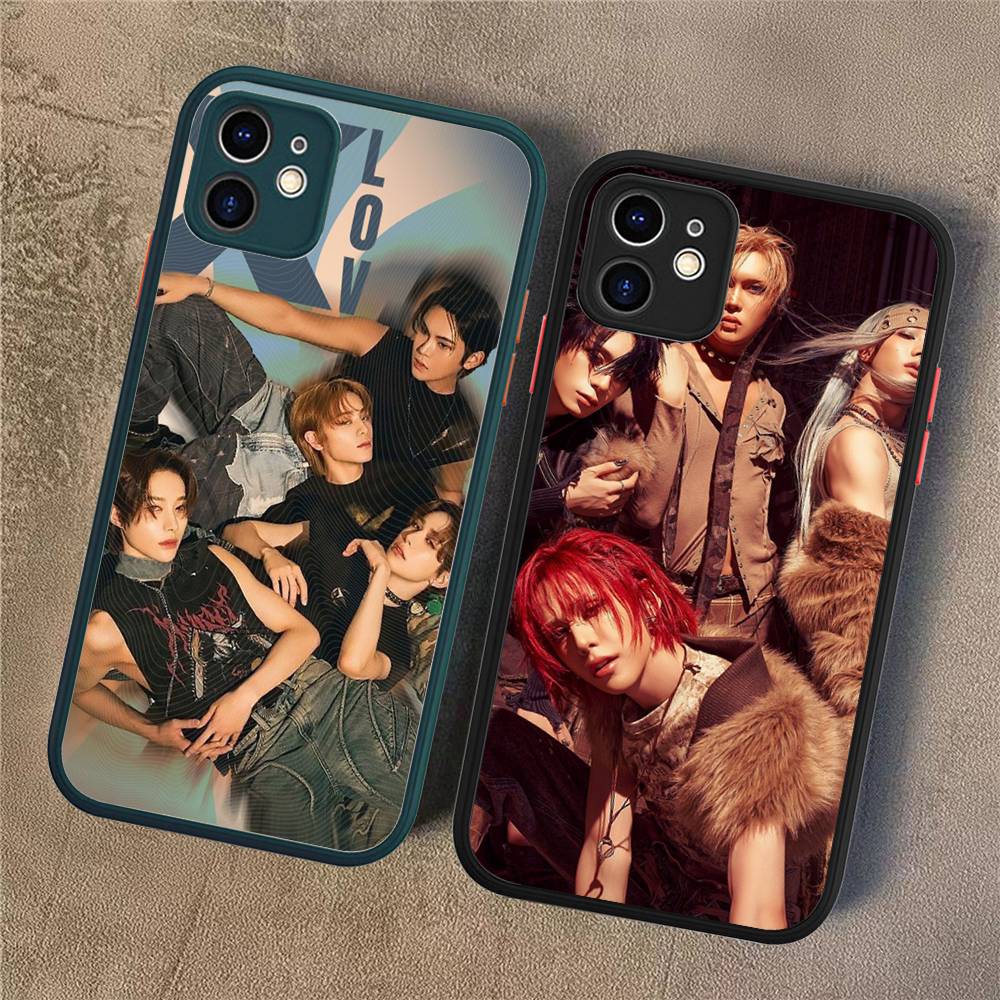 Kpop Group XLov Matte Protective Case For IPhone 16 15 14 13 12 11 Pro Max X XS MAX Protection Case
