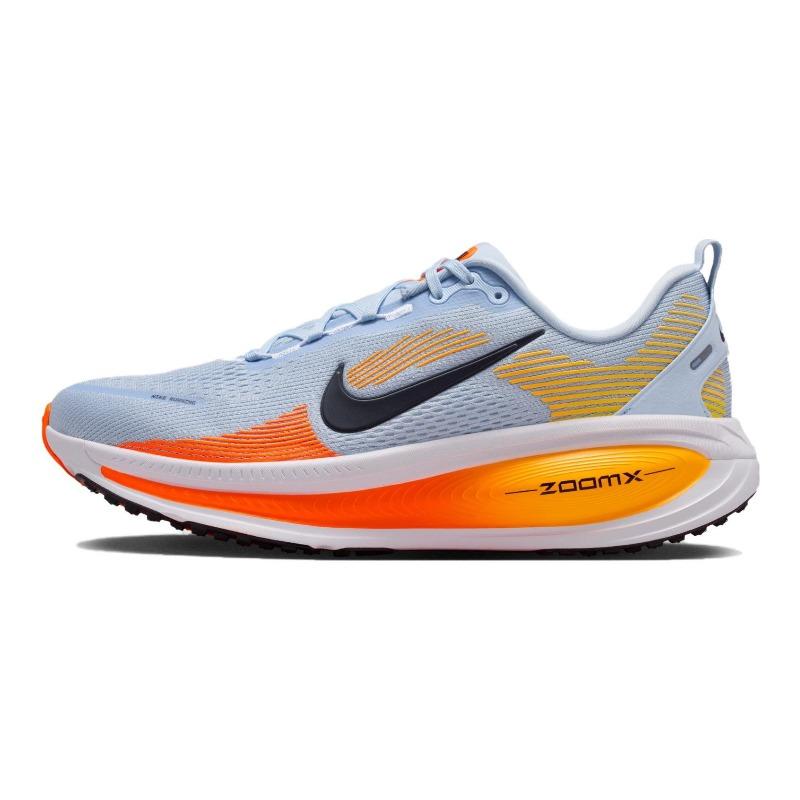 Nike Мужские низкие беговые кроссовки Vomero 18 Сине-оранжевые HM6803-404