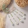 Hand-Woven Wind Chimes Life Tree Dream Crystal Wind Chime Crystal Stone Room Decoration Engraving Christmas