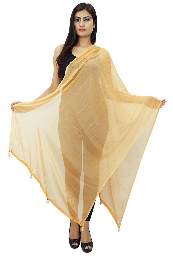 Длинный палантин из шифоновой смеси Dupatta Neck Wrap Женщины носят индийские шарфы Chunni