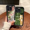 Абстрактный чехол для телефона «Цветочный рынок» для iPhone 17 16 15 14 13 12 11 Pro Max Plus Силиконовый противоударный чехол