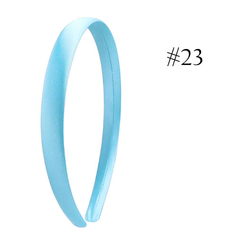 1,5 см Однотонные повязки на голову Сатиновая повязка для рукоделия Сделай сам Повязка для волос Красочные сатиновые повязки на голову для девочек и женщин