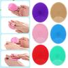 Portable Shampoo Brush Soft Silicone Bristles Household Baby Bath Brush Scalp Scrubber Makeup Brush Cleaner