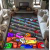 Among Us Crystal Velvet Rug, Soft Anti‑Slip Crystal Velvet Carpet for Living Room Bedroom Home Decor
