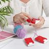 2Pcs Plastic Knitting Stitch Counter Slide Type Manual Counting Tool  For DIY Craft