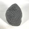 FENDI FXQ056 Zucca logo beanie hat knit hat knit cap Knit hat wool Black/White