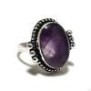 Sage Amethyst Gemstone 925 Sterling Silver Gift Jewelry Ring Size 5.5