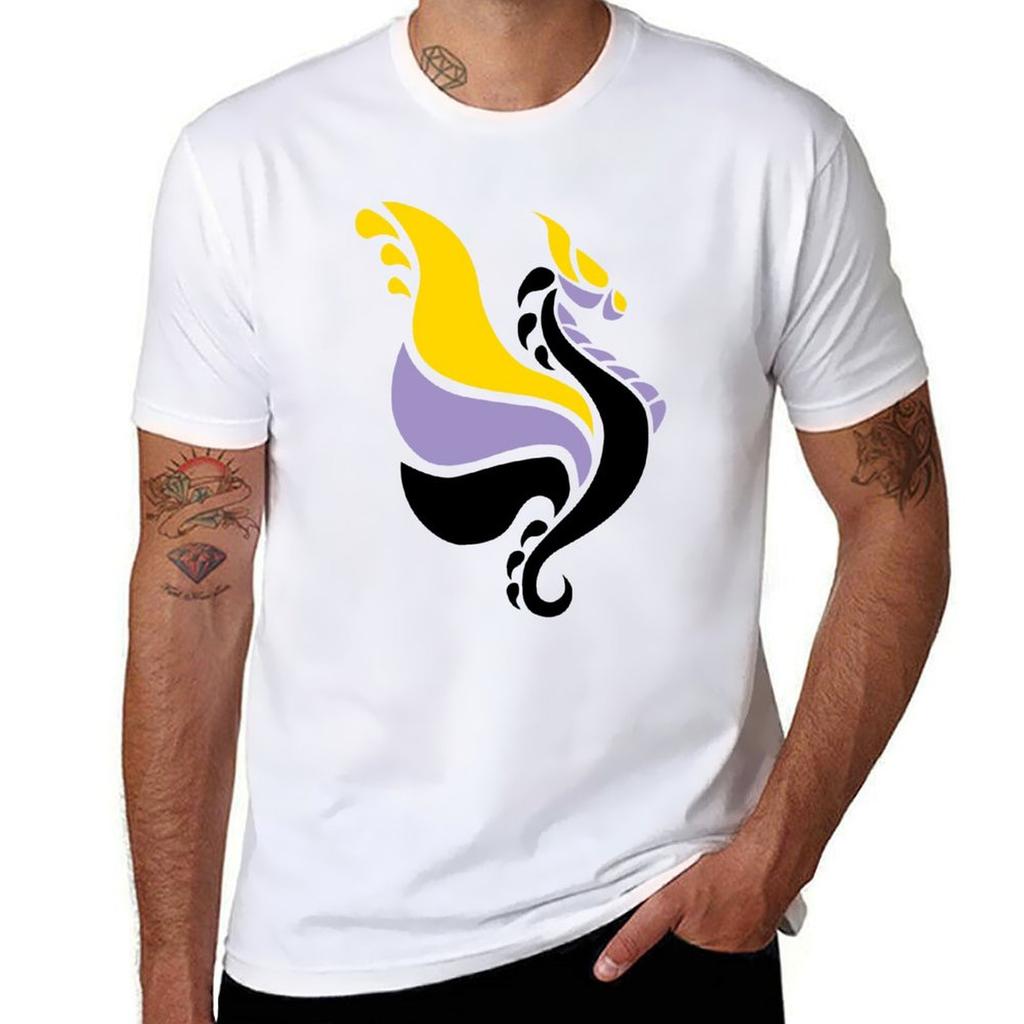 Sea Dragon Enby Tshirt Perforunisexce Workout Short Sleeve Tee