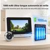 Tuya SmartLife WiFi Камера-глазок 5" Дисплей 3МП Батарея Инфракрасный PIR Датчик Движения Беспроводной Цифровой Дверной Глазок Камера