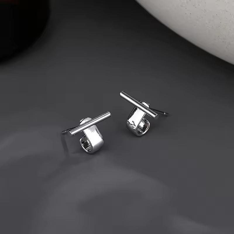 Ventfille 925 Sterling Silver Water Drop Earring for Women Gift Minimalism Versatile Office Trend Jewelry Dropshipping
