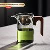 Gianxi Teapot Tea Separation Fair Cup Small Qinggan Special Tea Pot One Person Glass Filter Tea Divider Teapot