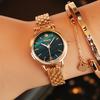 Модные женские часы Rose Gold Роскошные женские часы из нержавеющей стали Маленький циферблат Элегантные женские кварцевые наручные часы reloj