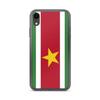 Coque Téléphone - iPhone XR - Drapeau Suriname - Souple - Multicolore - Design Fin Et Léger