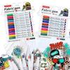 8/12pcs Fabric Pen, Ideal for Use On Cloth, Accessories and Textiles, DIY T-shirt, Backpack, Shoes