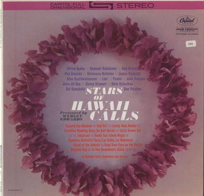 LP Пластинка WEBLEY EDWARDS - Звезды Hawaii Calls ST1627 CAPITOL США Мировая Музыка Б/У
