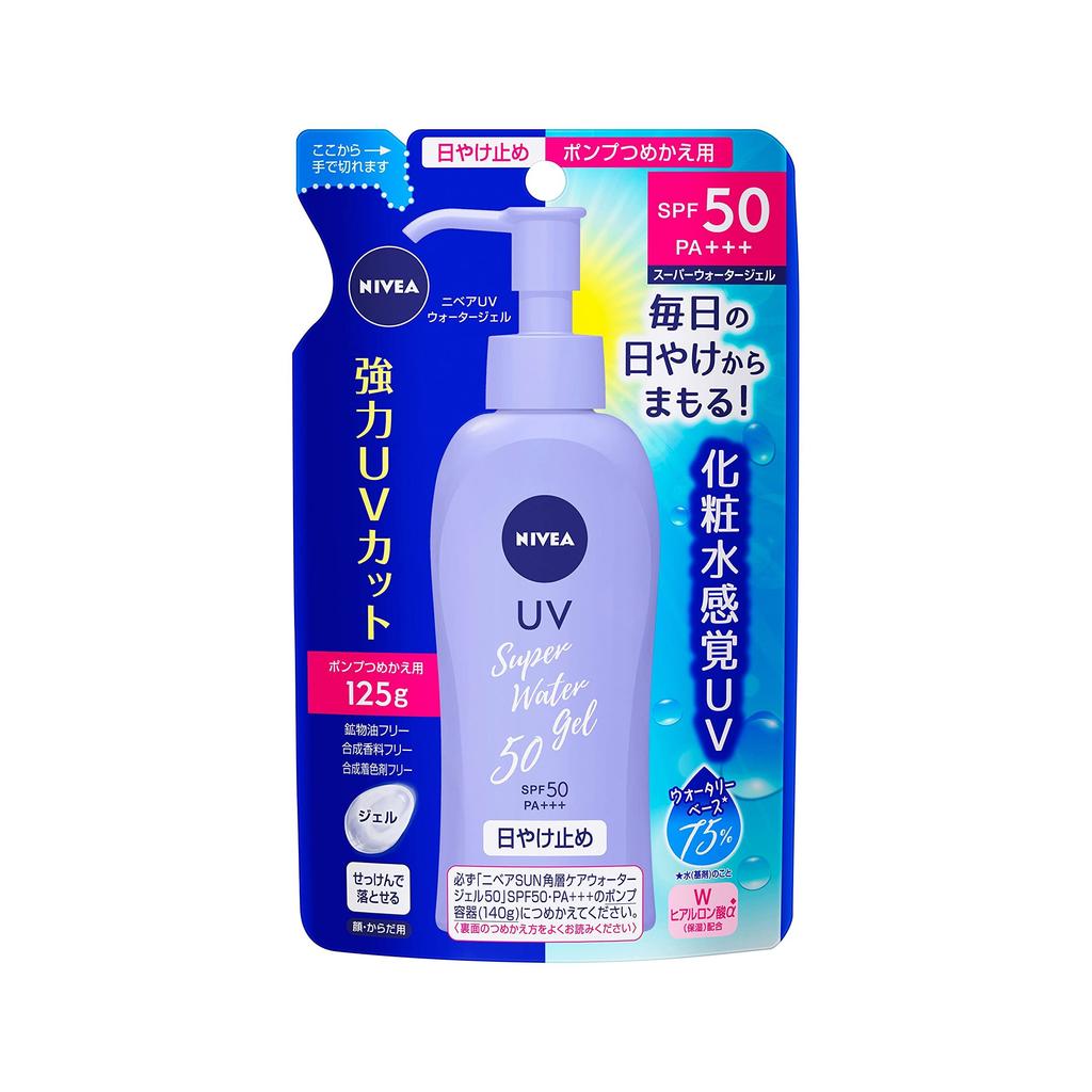NIVEA Sun Защитный Гель-Вода SPF50/PA+++ Сменный Блок 125г