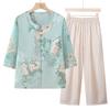 LangSha Women's Chinese Style Button-Up Shirt