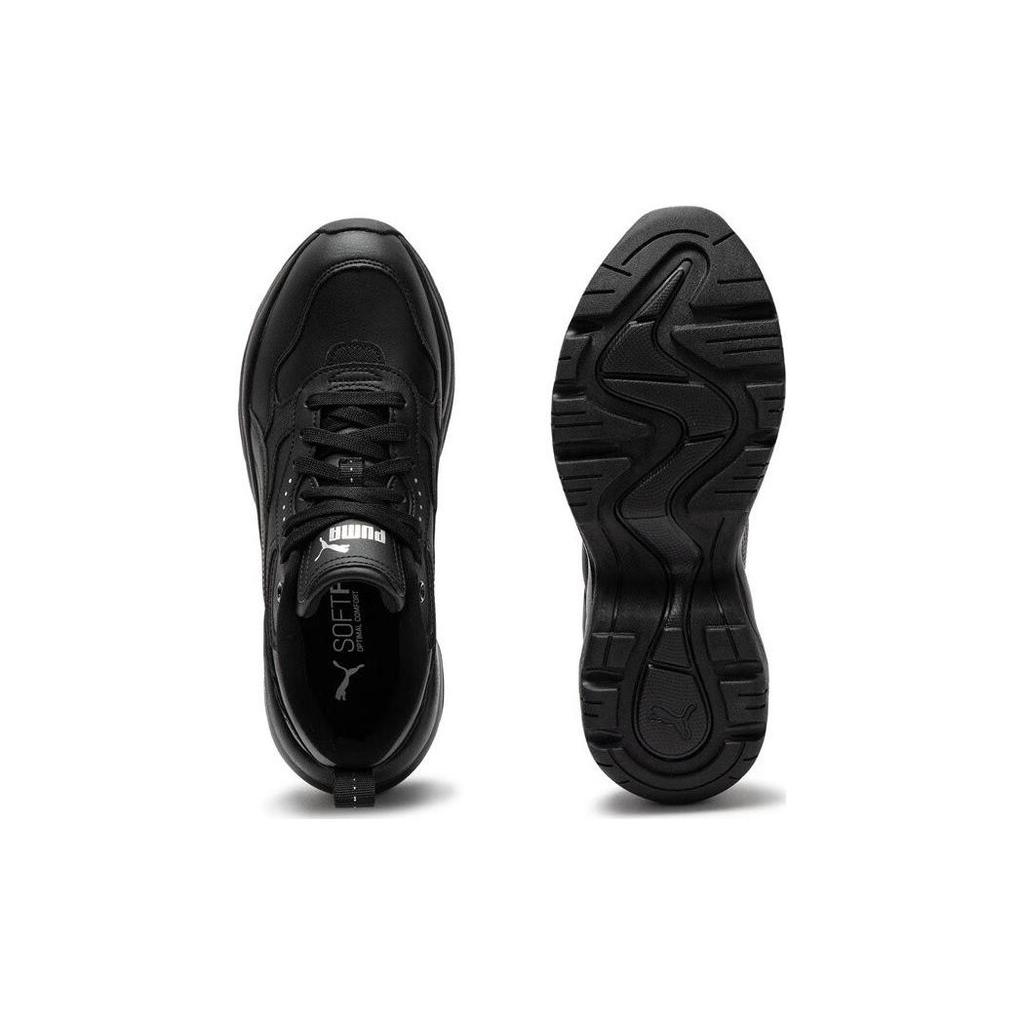 Puma Кроссовки Cilia Wedge Черные Женские Серебро 393915-03